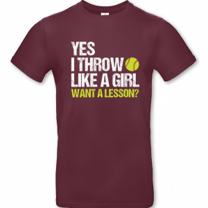 Yes I Throw Like A Girl Want A Lesson – Bild 3